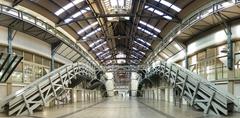 Interior view of the Finger Wharf at Woolloomooloo, New South Wales