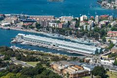 View from Sydney Tower to the Finger Wharf, Sydney