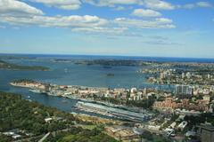 Sydney Harbour viewed from Sydney Tower