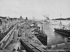 Old Port of Montreal circa 1899