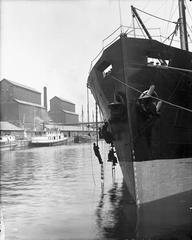 Canada Atlantic Railway barges in Montréal harbour, Quebec