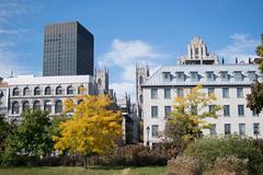 Old town of Montreal seen from the Old Port