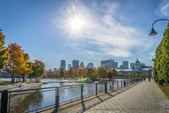 Autumn at the Old Port of Montreal