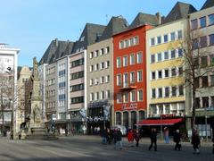 Alter Markt square panoramic view