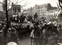 Historic 1911 carnival float in Cologne