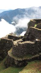 Phuyupatamarka ruins on the Inca Trail near Machu Picchu, Peru