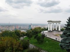 Poltava Rotunda monument in Ukraine