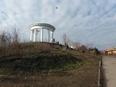 White gazebo in Ukraine, National Heritage Site monument number 53-101-0251