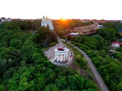 White Rotunda of Friendship of Peoples in Poltava, Ukraine