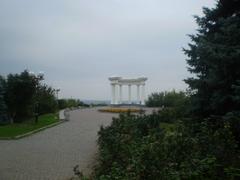 White rotunda in Poltava