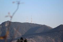 Antennas on Sierra de Guadalupe mountains