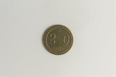 Early 20th century 20 centimes token from Bar Jules, Toulon