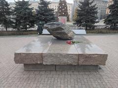 Lubyanka Square with Solovetsky Stone monument