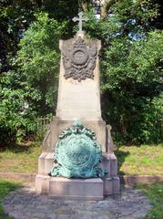 Helgoland-Denkmal von 1864 im Altonaer Balkon