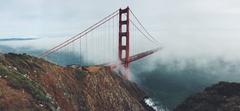 Golden Gate Bridge in San Francisco Bay