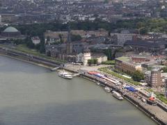 North Rhine-Westphalia Düsseldorf view from Rheinturm