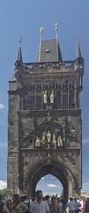 Charles Bridge and Old Town Bridge Tower in Prague