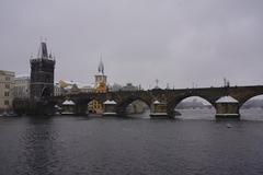 cross-country skier in action during Vltava Tour