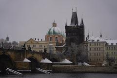 Kayaker navigates rapids on the Vltava River during the VltavaTour