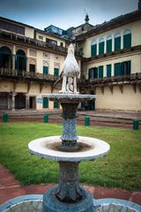 bird-shaped fountain in Ramnagar Fort