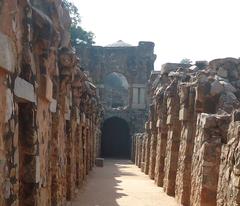 13th-century structure at Hauz Khas Complex in Delhi, India