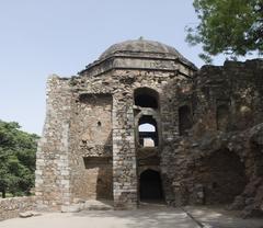 Hauz Khas Fort historic ruins surrounded by greenery