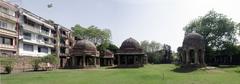 Hauz Kash Fort view with historical architecture