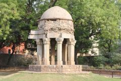 Chhatri in a courtyard