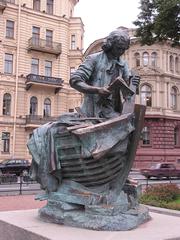 Statue of Peter in Saint Petersburg