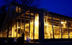 Blue hour at old greenhouse Central Experimental Farm