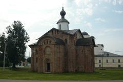 Veliky Novgorod cityscape with St. Sophia Cathedral