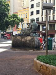 Lateral view of Mãe Preta statue in São Paulo