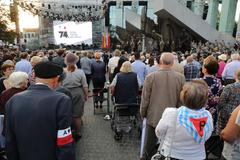 74th anniversary celebrations of the Warsaw Uprising 1944