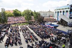 President Donald Trump speaks in Poland July 6 2017