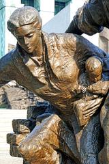 Warsaw Uprising Monument in Warsaw, Poland