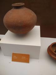 Early historic period pottery object from the 2nd Century displayed at Vijayawada museum