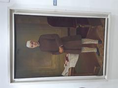 Jawaharlal Nehru oil painting by K.V. Vaidyanathan