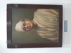 Oil painting of Subhash Chandra Bose