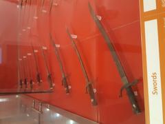 swords on display at Bapu Museum Vijayawada