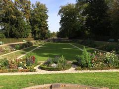 Schloss Benrath garden view in Düsseldorf