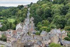 Rue de la Madeleine in Lanvallay, Dinan, France