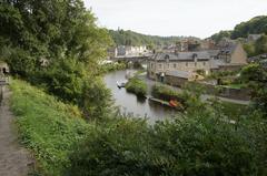 Dinan Le Vieux Pont in Brittany, France