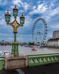 London cityscape with historic and modern buildings along the River Thames