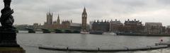 River Thames with Westminster Bridge and Houses of Parliament