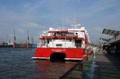 Halunder Jet passenger ship in Hamburg