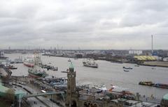 Bleichen museum ship arriving at Port of Hamburg, 2007