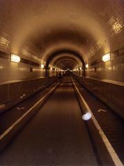 Alter Elbtunnel at Landungsbrücken in Hamburg