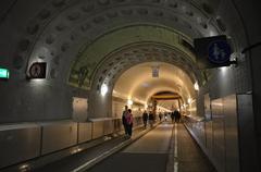 Alter Elbtunnel in Hamburg 2017