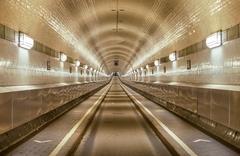 Old Elbe Tunnel in Hamburg