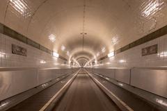 Der Alte Elbtunnel in Hamburg